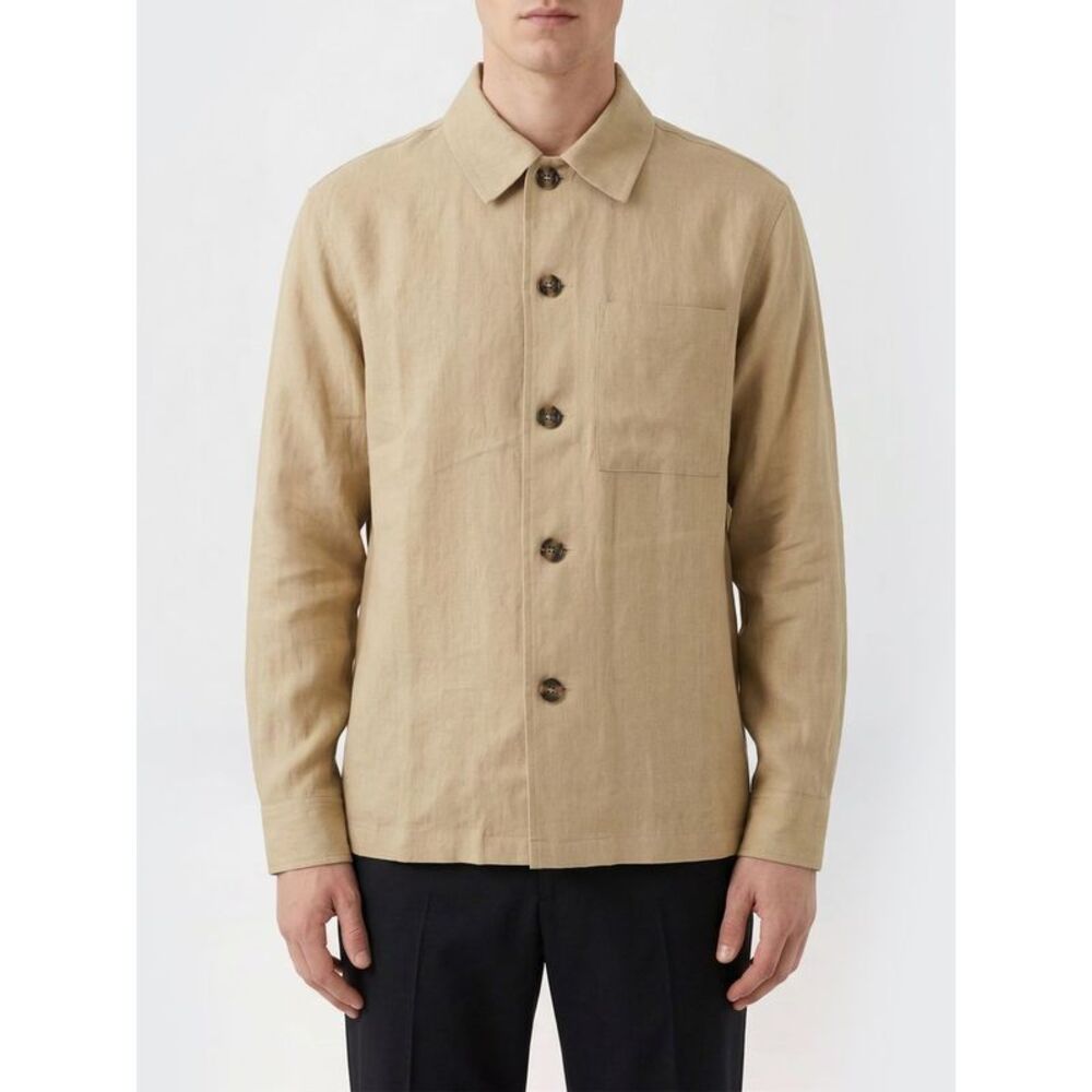 Le Kasha Men Linen Shirt Jacket Le Kasha